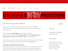 Tablet Screenshot of chicagoimprovproductions.org